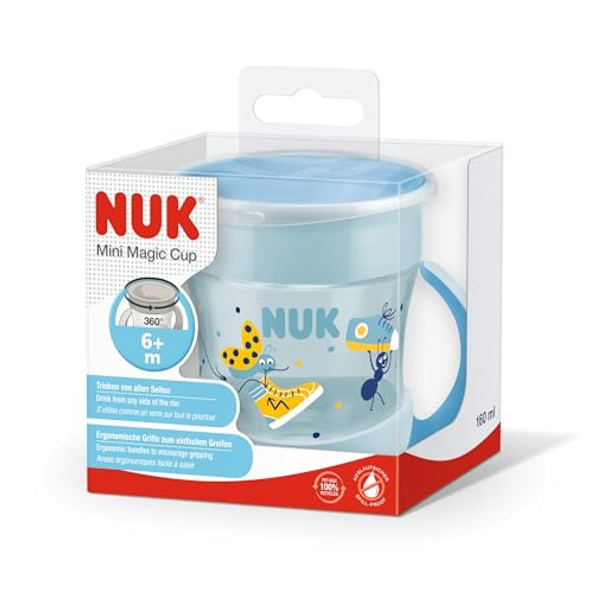 NUK Magic Cup Mini + 6M 6 x 160 ml - Voordeelverpakking