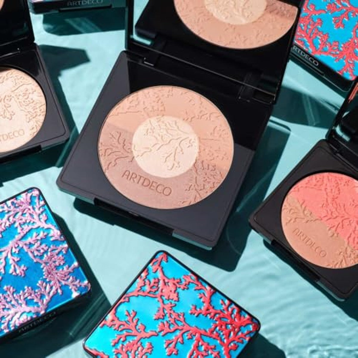 Artdeco Bronzing Powder Set bronzingpoeder en blusherkwast 1 set - 6-pack