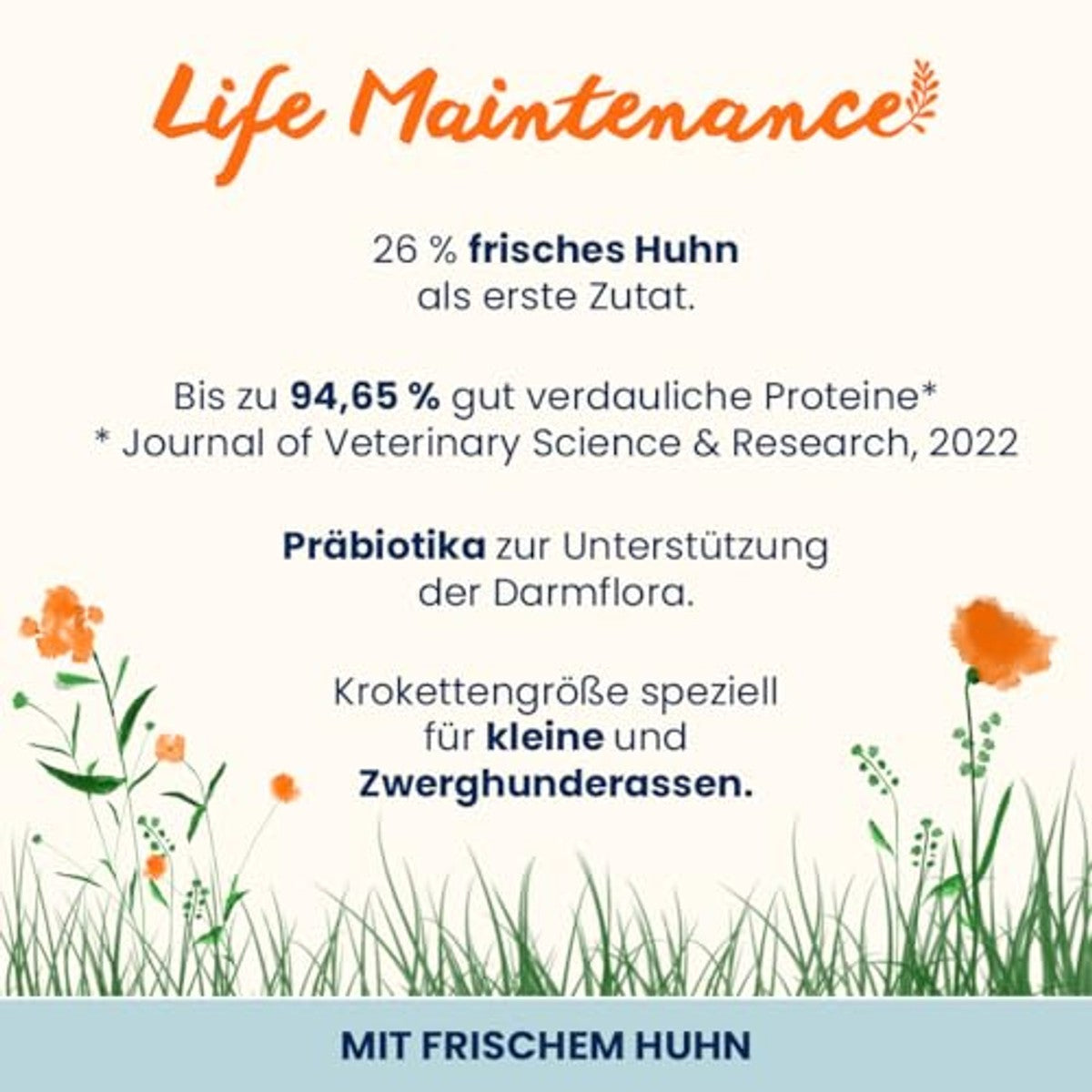 Almo Nature Life Maintenance Droogvoer voor Honden XS-S Kip 2 kg - 6-pack