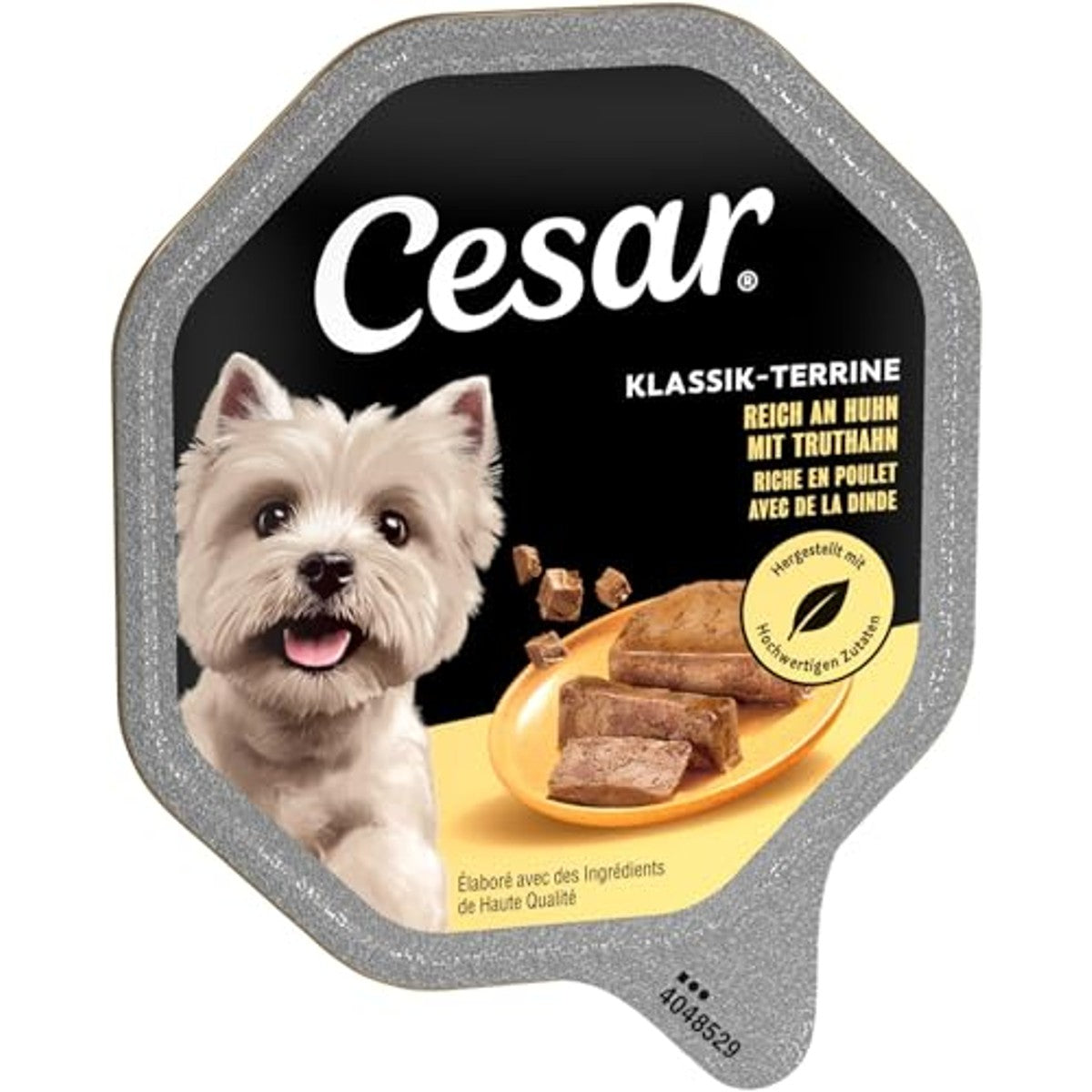 Cesar Klassieke Terrine hondenvoer kip en kalkoen 14 x 150 g - 3-pack
