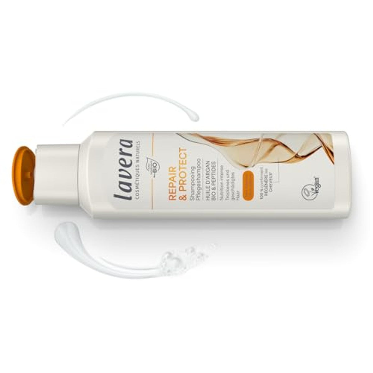 lavera Pflegeshampoo Repair & Protect 6 x 250 ml - Voordeelverpakking