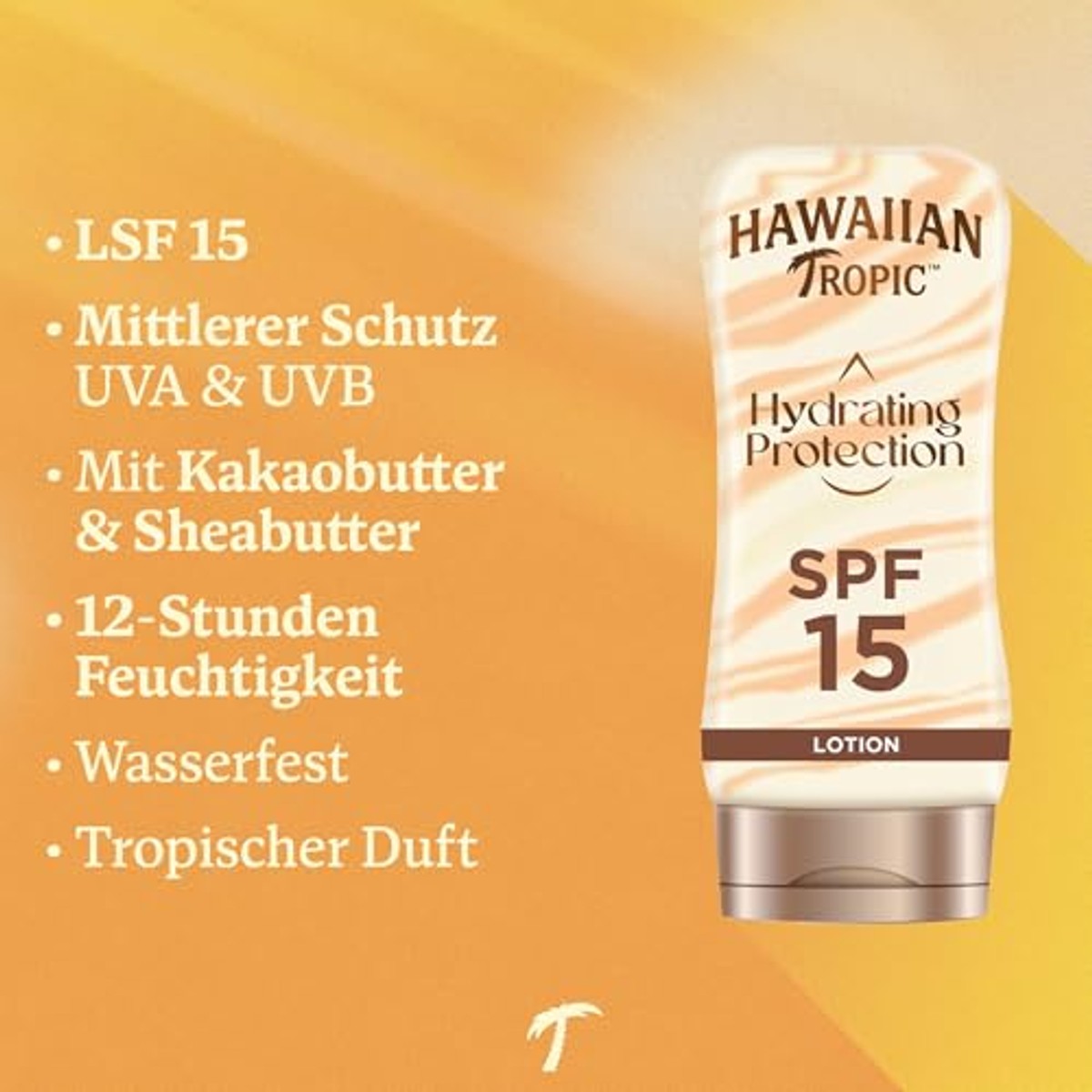 Hawaiian Tropic Silk Hydration Lotion SPF 15 3 x 180 ml - Voordeelverpakking