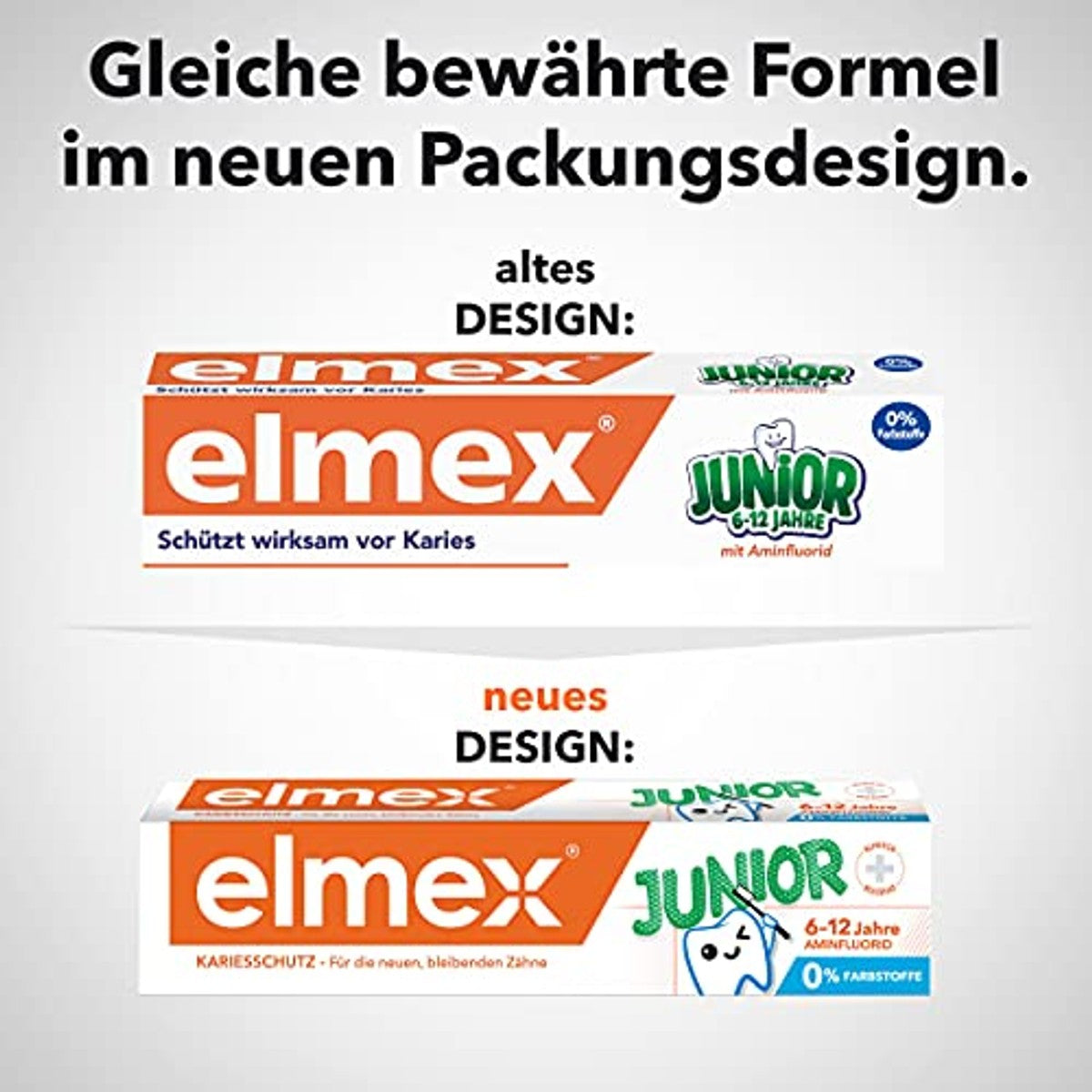ELMEX Junior Tandpasta 6-12 jaar 2 x 75 ml – ELMEX