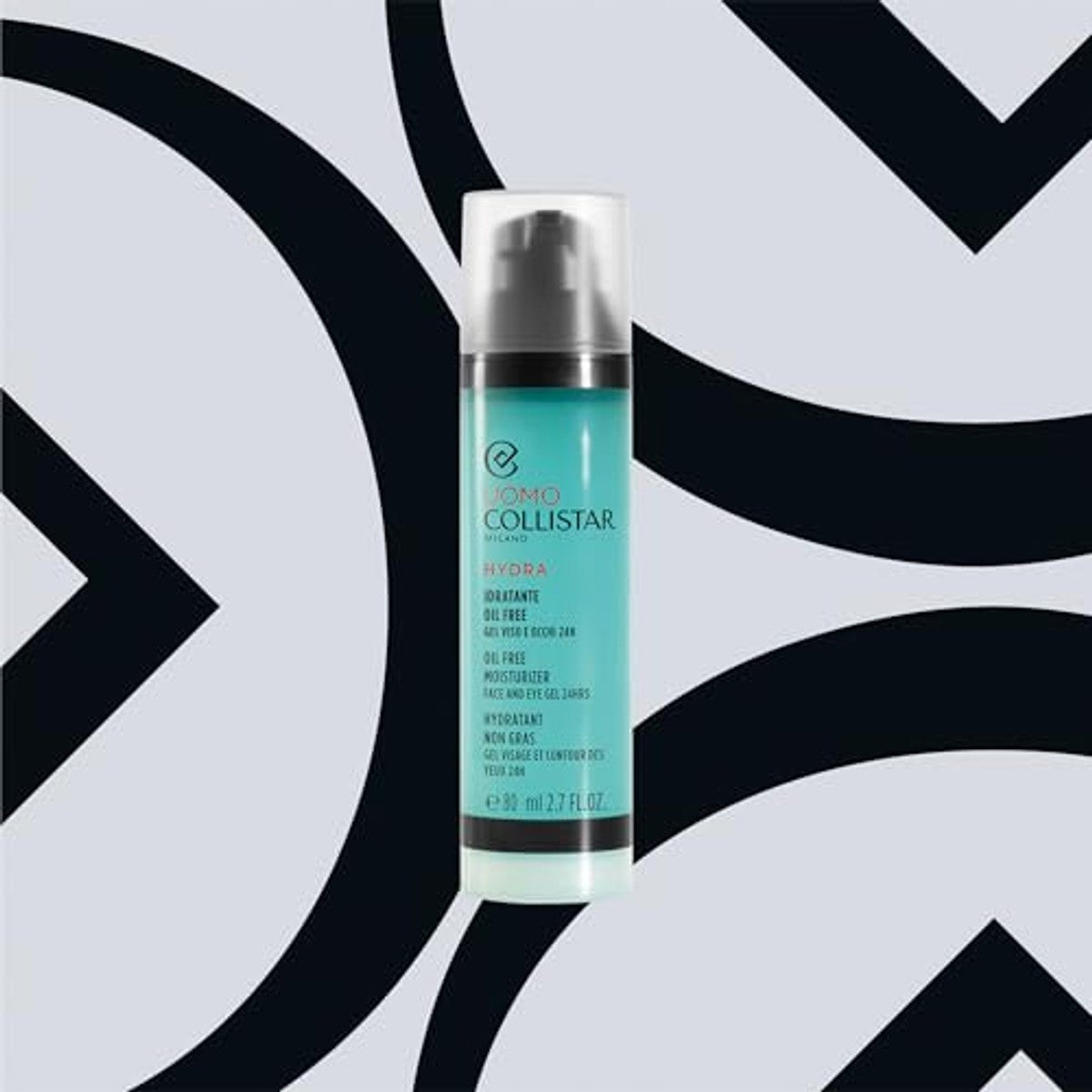 Collistar Hydra Vochtinbrengende Gezichts- en Ooggel voor Mannen 80 ml - 3-pack