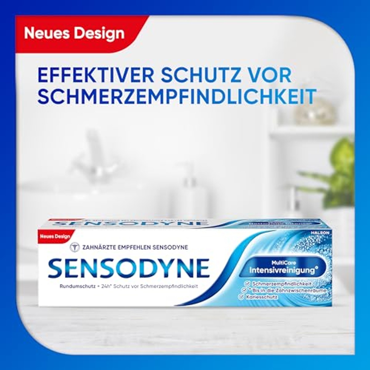 Sensodyne MultiCare intensieve reiniging tandpasta 3 x 75 ml - Voordeelverpakking