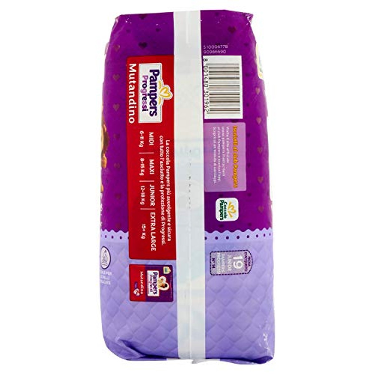 Pampers Progressi Maxi Maat 5 11-25 kg 19 stuks – Pampers