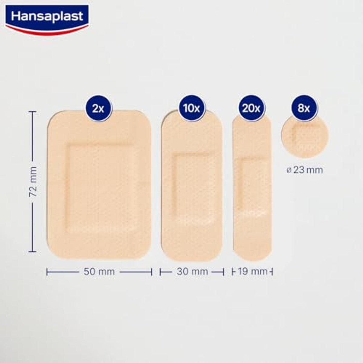 Hansaplast Universele pleisters 40 strips - 3-pack