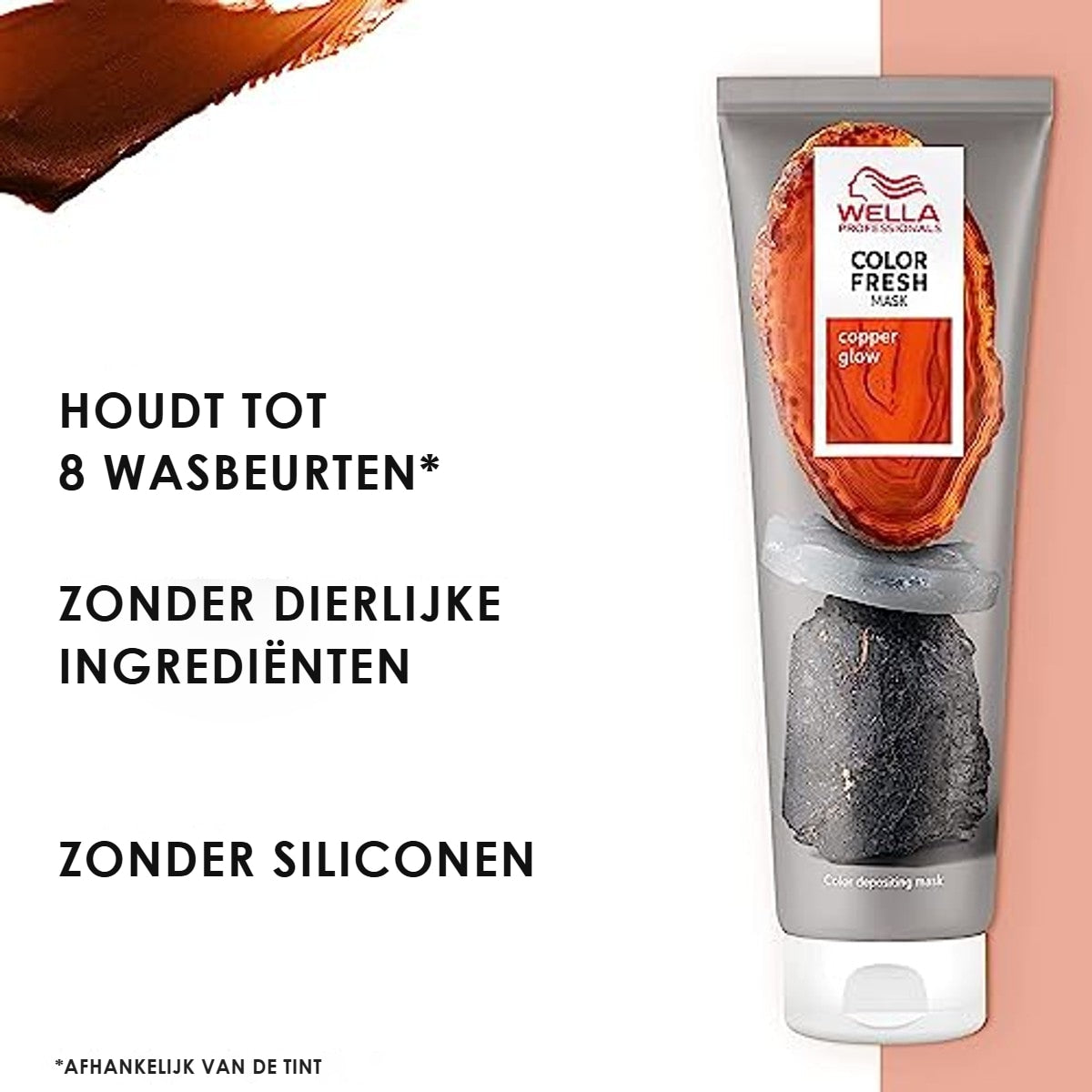 Wella Professionals Color Fresh Mask Copper Glow 3 x 150 ml - Voordeelverpakking – foto 3