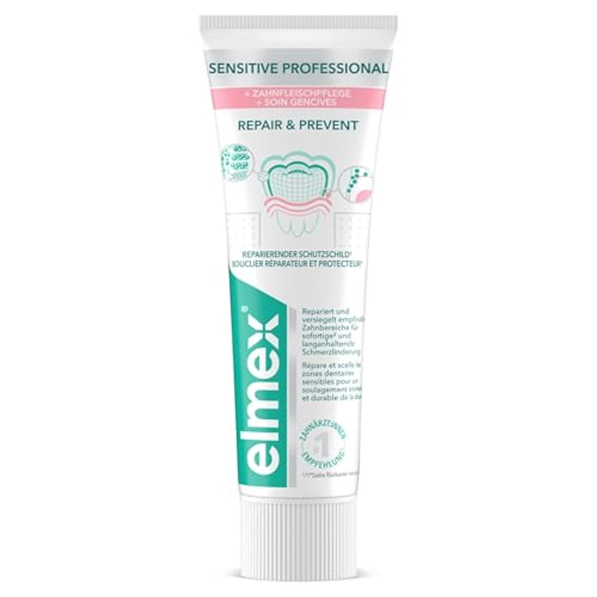 ELMEX Sensitive Professional Repair & Prevent tandpasta 6 x 75 ml - Voordeelverpakking