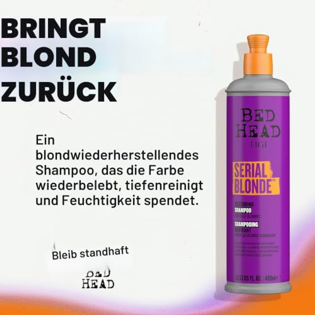 Bed Head by TIGI Serial Blonde Shampoo, dieptereinigend, 600 ml – TIGI