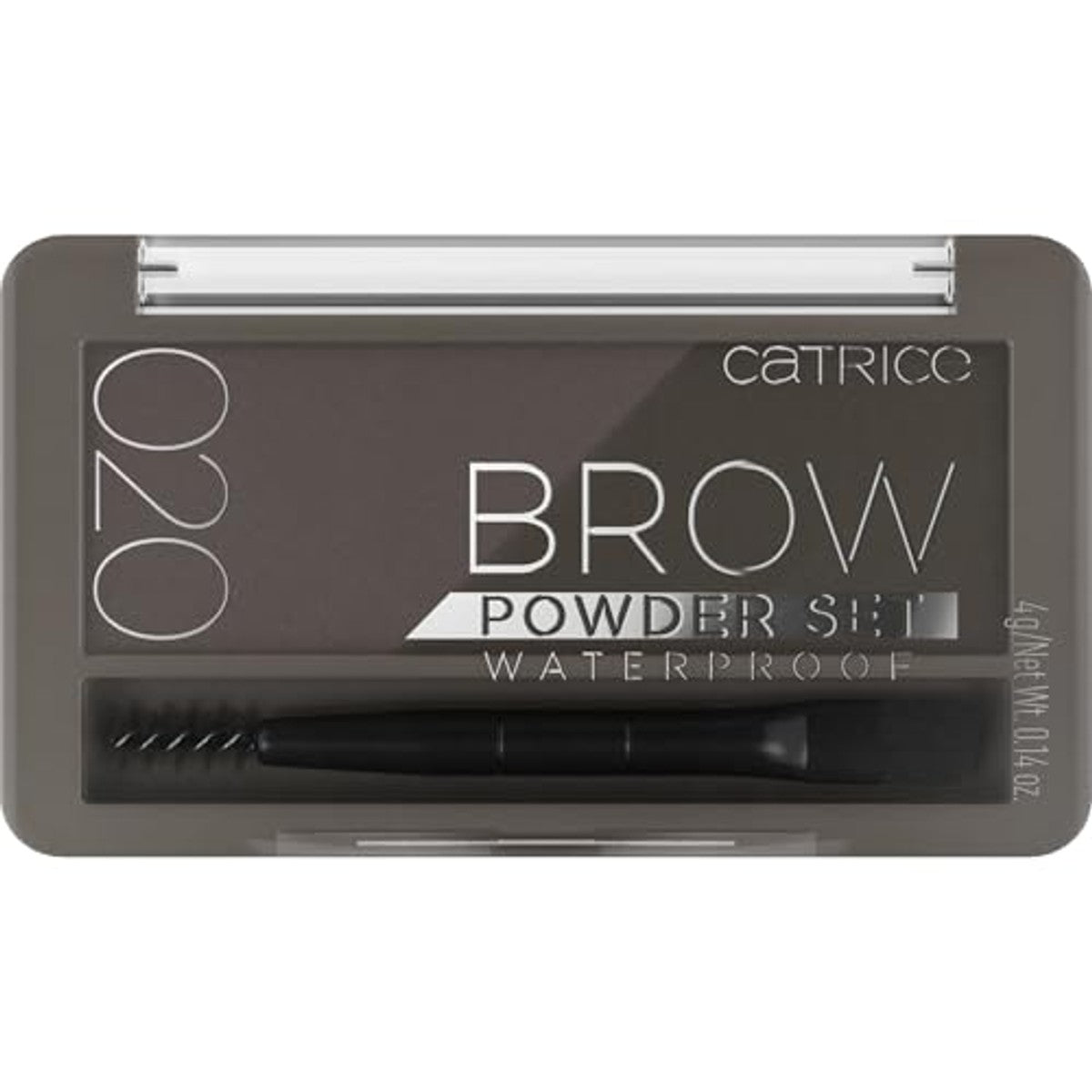 Catrice Brow Powder Set Waterproof, wenkbrauwen, nr. 020 Ash Brown, meerkleurig, 2 bruintinten, langhoudend, direct resultaat, mat, veganistisch, waterbestendig, microplastic deeltjes vrij (4 g) – Catrice Cosmetics