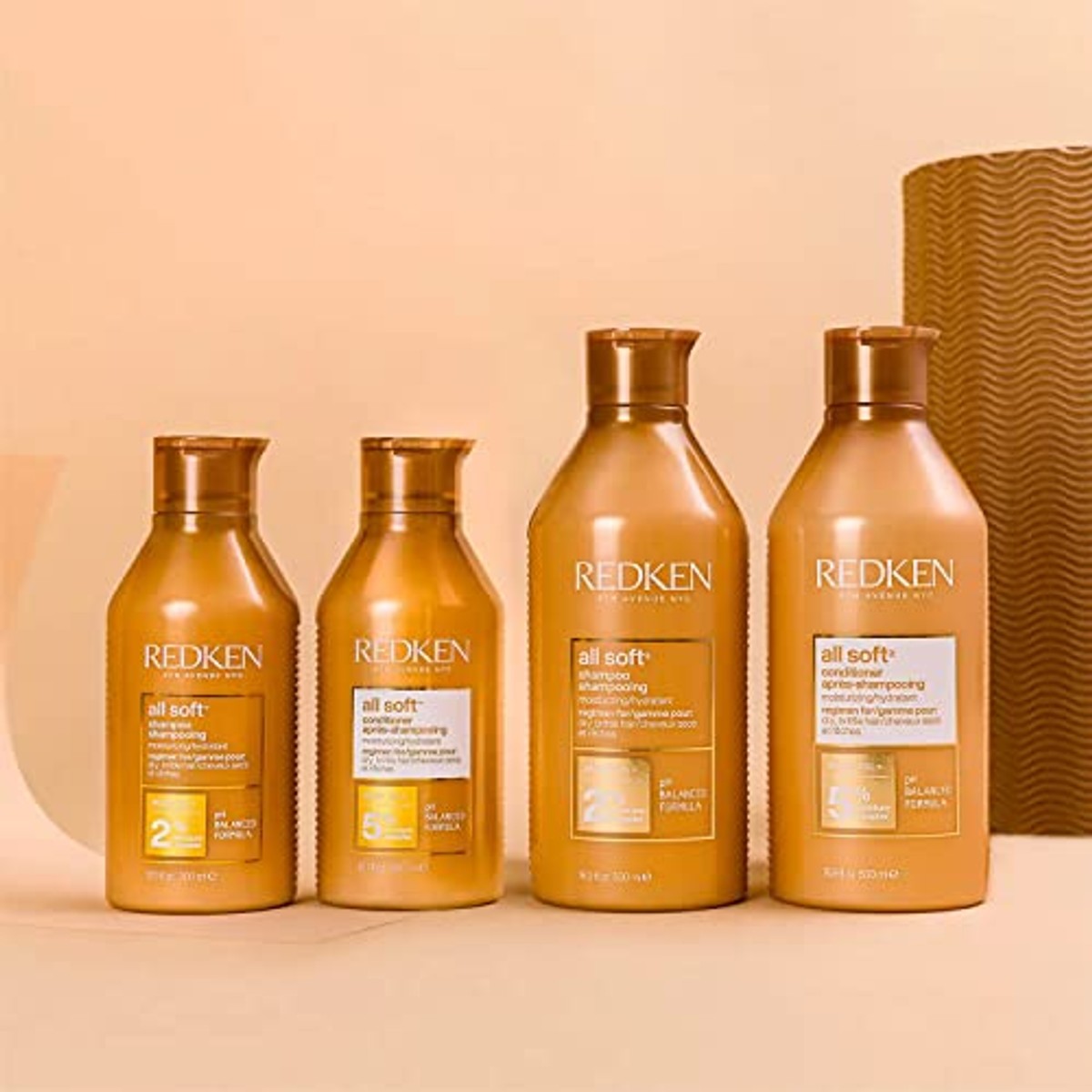 Redken All Soft Shampoo en Conditioner Dubbelpak 2 x 500 ml - 3-pack