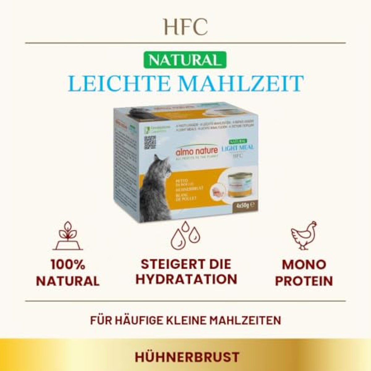Almo Nature HFC Natural Light Meal Kip 4 x 50 g - 6-pack