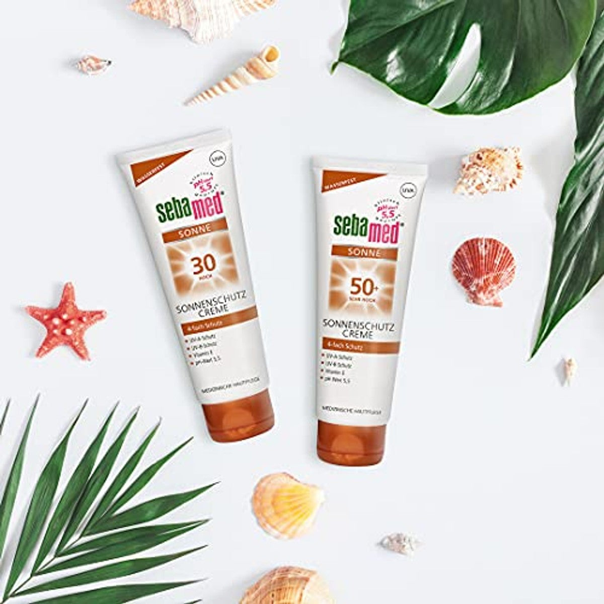Sebamed Zonweringscrème SPF 50+ voor gezicht 3 x 75 ml - Voordeelverpakking