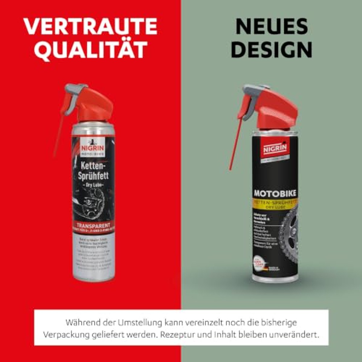 NIGRIN MOTO-BIKE Dry Lube kettingspray 3 x 400 ml - Voordeelverpakking