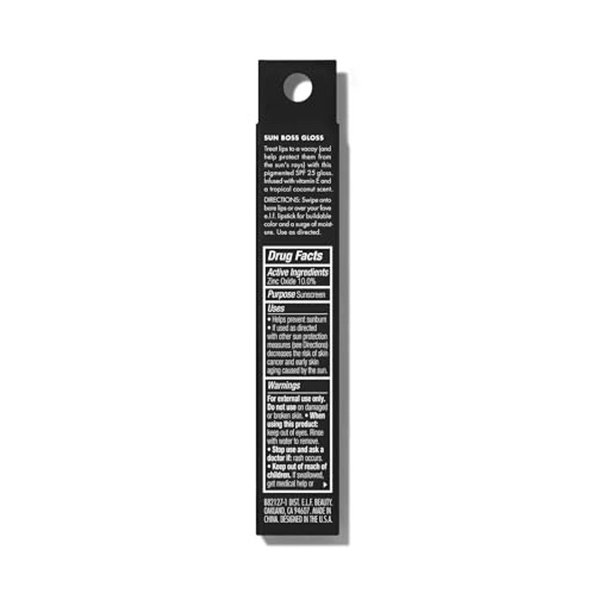 e.l.f. Sun Boss Gloss SPF 25, gepigmenteerde lipgloss voor een hoogglanzende afwerking, hydraterende en voedende formule, veganistisch en dierproefvrij, blush much? – e.l.f.