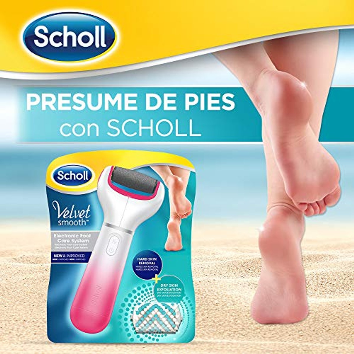 Dr. Scholl's Lima Electrica Velvet 2En1 3U C/3 - 3-pack