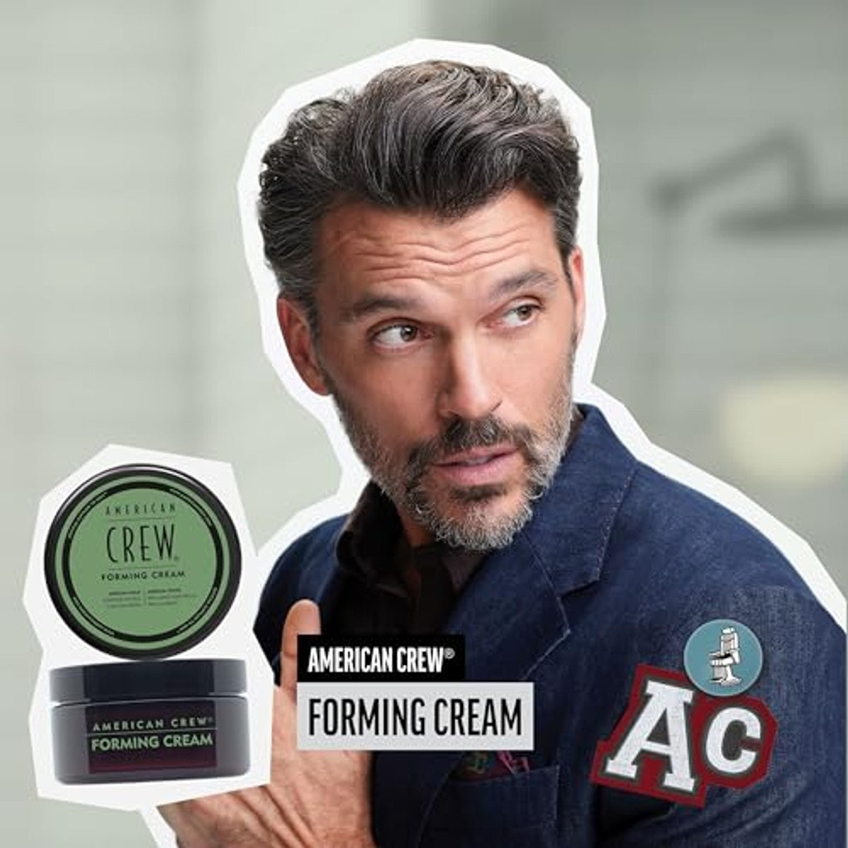 American Crew Forming Cream Stylingcrème met Medium Fixatie 50 g - 3-pack – foto 3