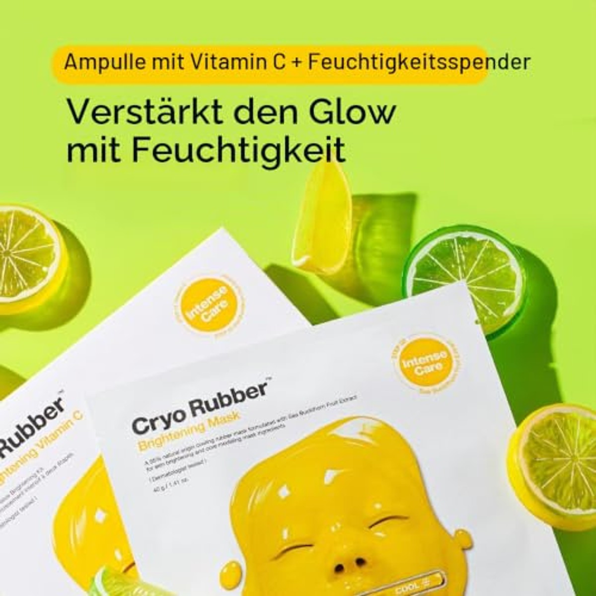 Dr. Jart+ Cryo Rubber: Vitamine C Brightening Mask - Oplichtend Koreaans gezichtsmasker