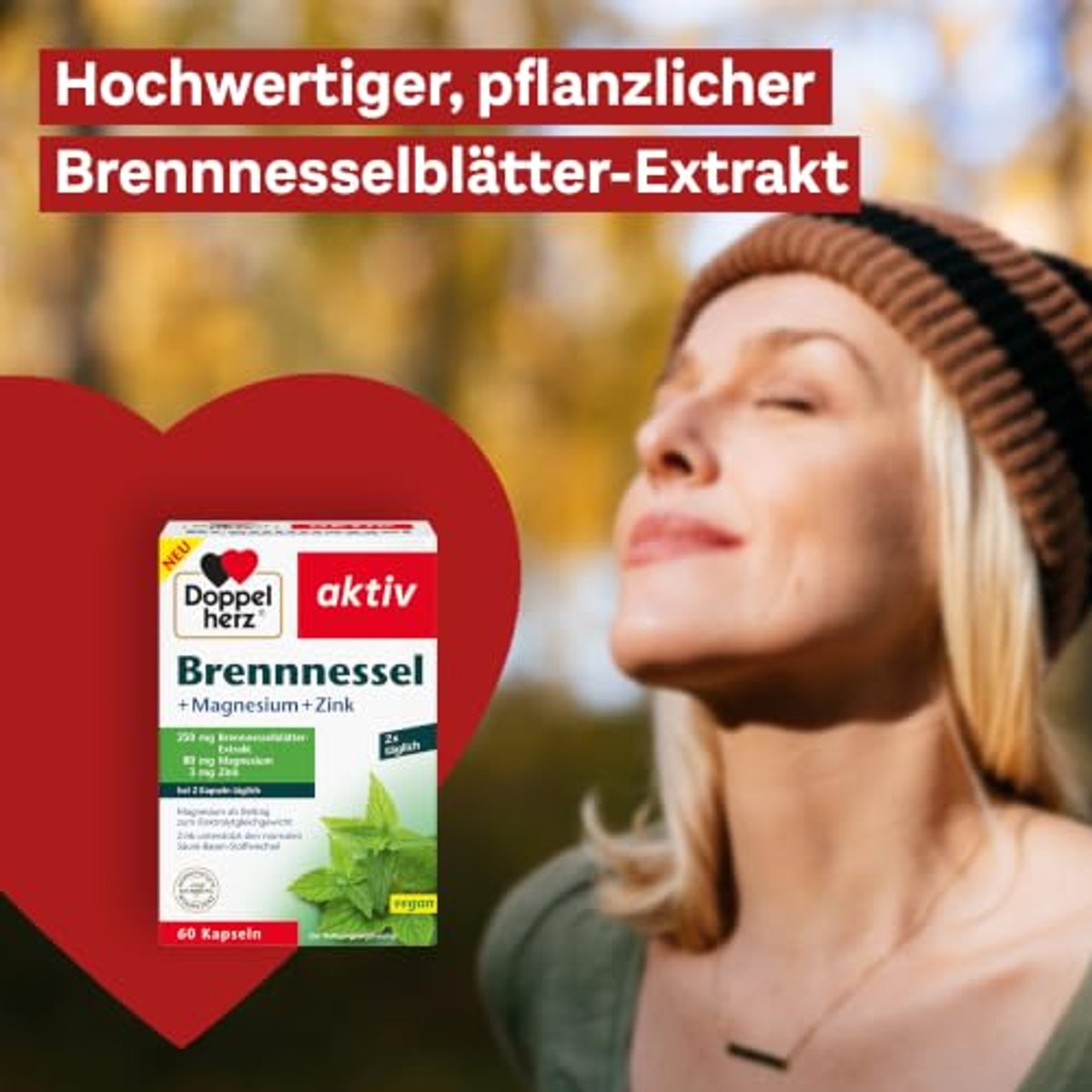 Doppelherz brandnetel + magnesium + zink – Doppelherz