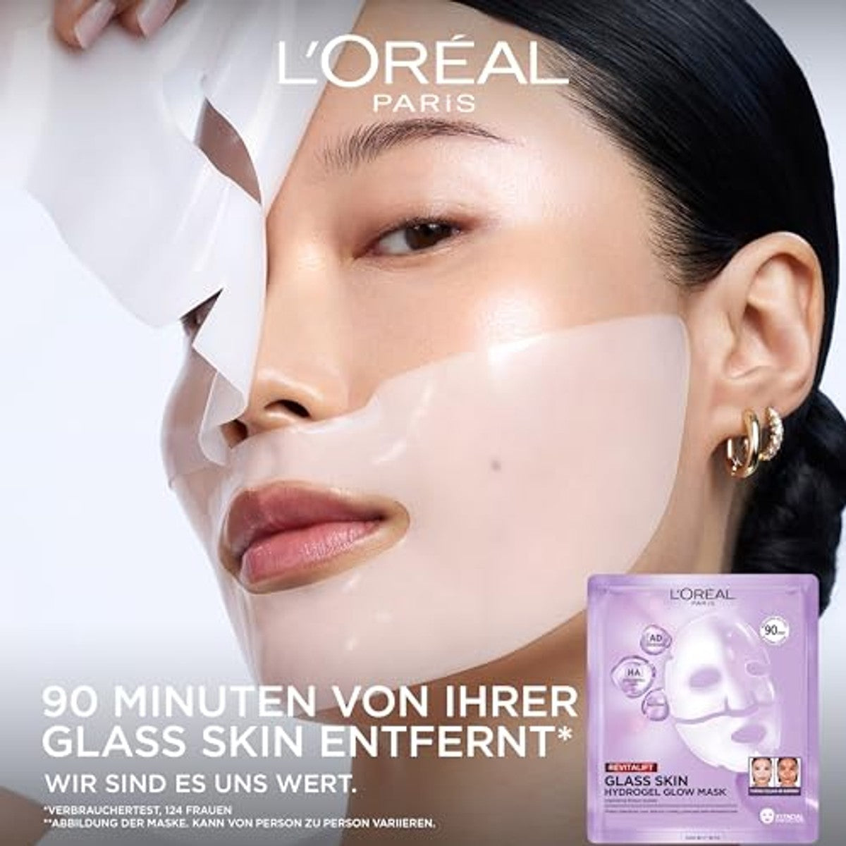 L'Oréal Paris Revitalift Filler Glass Skin Hydrogel Maskerbox 100 g – L'Oreal Paris