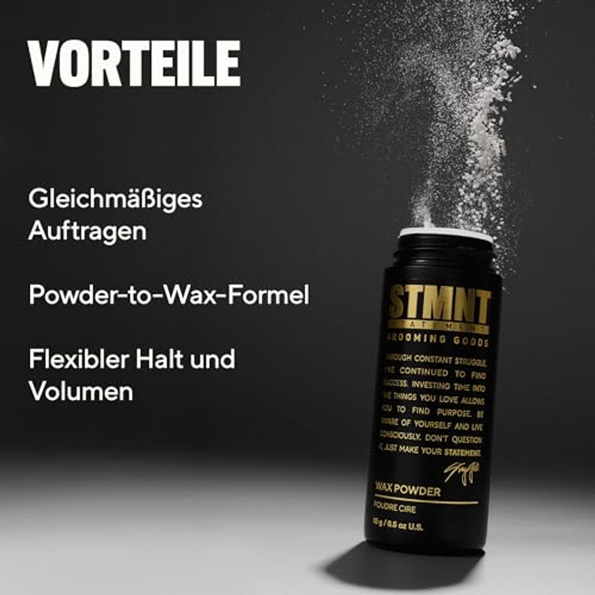 STMNT Wax Powder Vormbare Grip en Volume 15 g - 6-pack