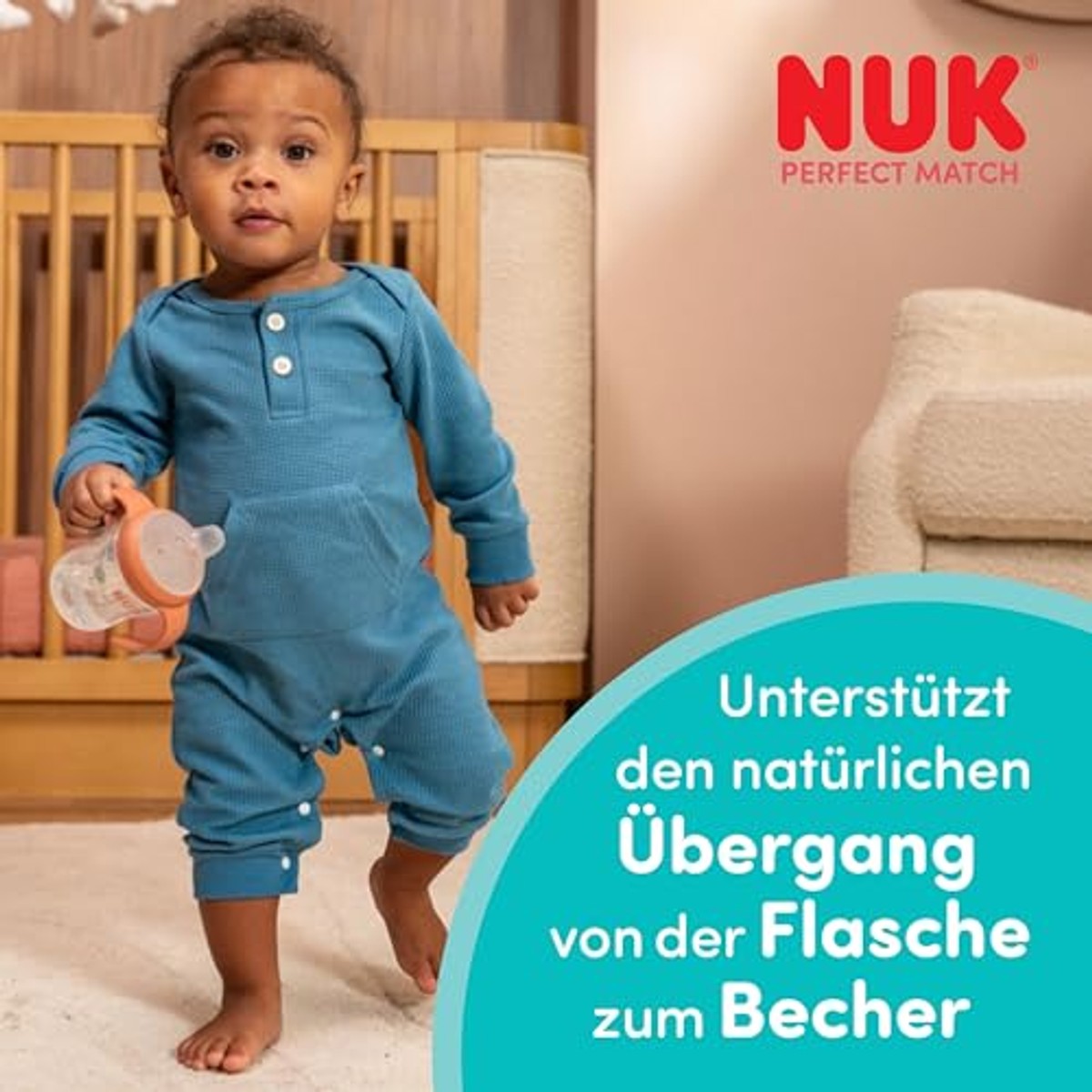 NUK Perfect Match Drinkfles 6+ maanden 150 ml 1 stuk – NUK