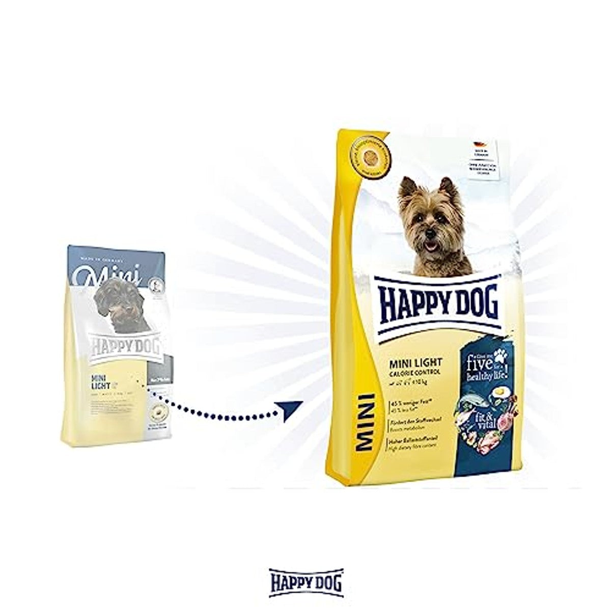 Happy Dog fit & vital mini light 4 kg – Happy Dog