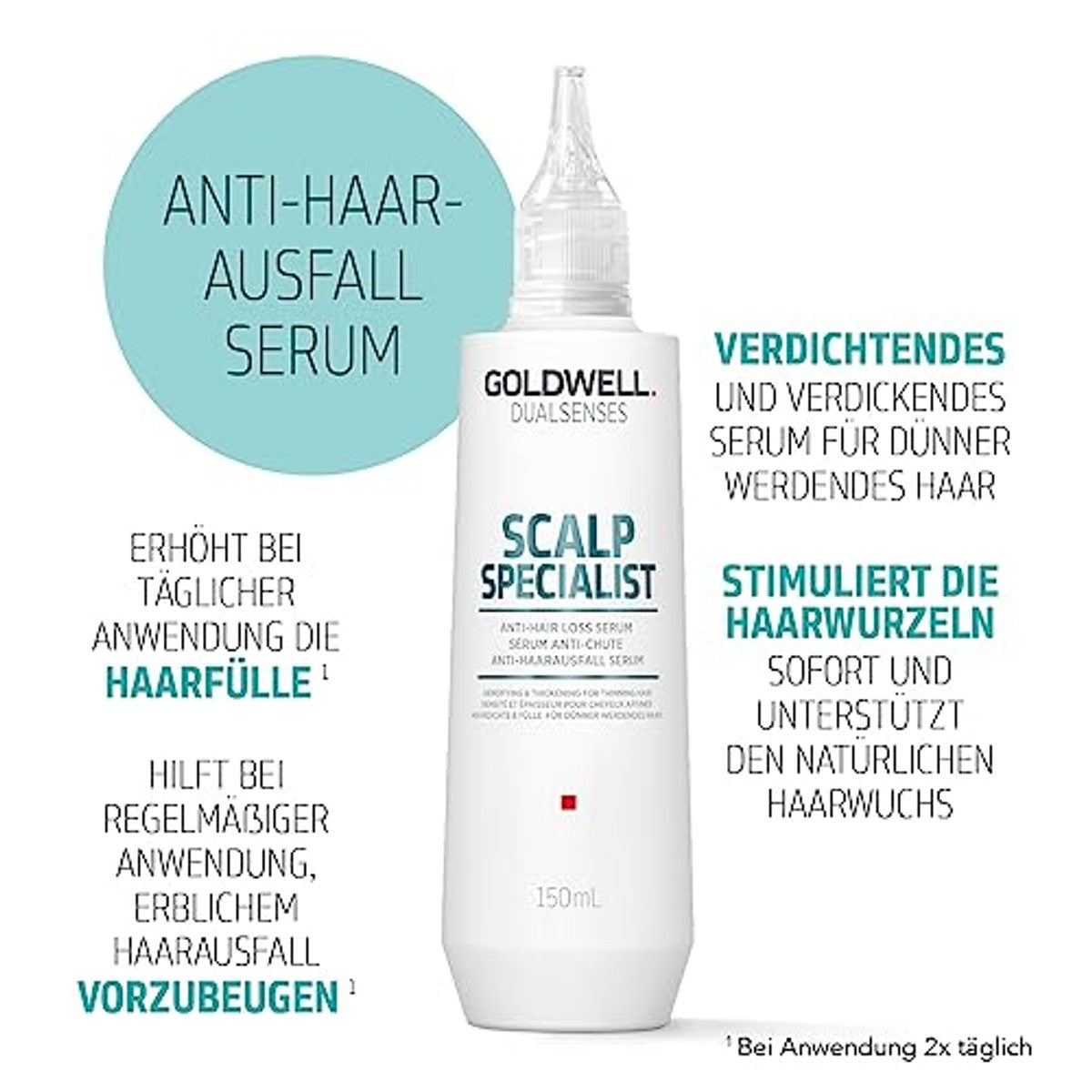 Goldwell Dualsenses Scalp Specialist Anti-Haaruitval Serum 150 ml - 6-pack