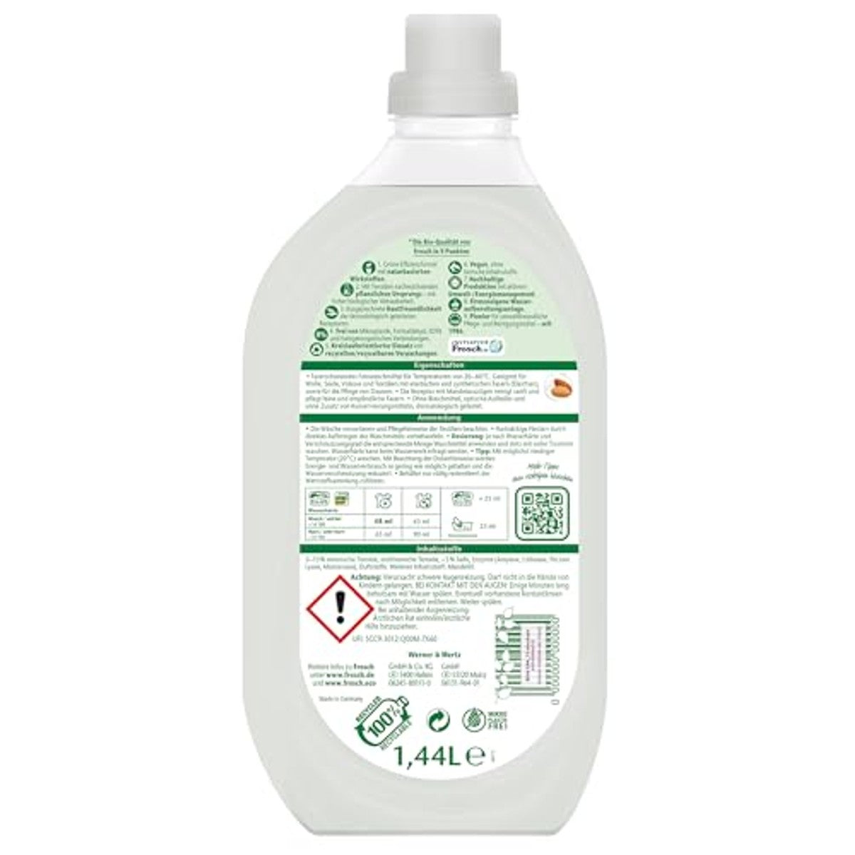 FROSCH Fein & Woll Wasbalsem 1,44 l – FROSCH