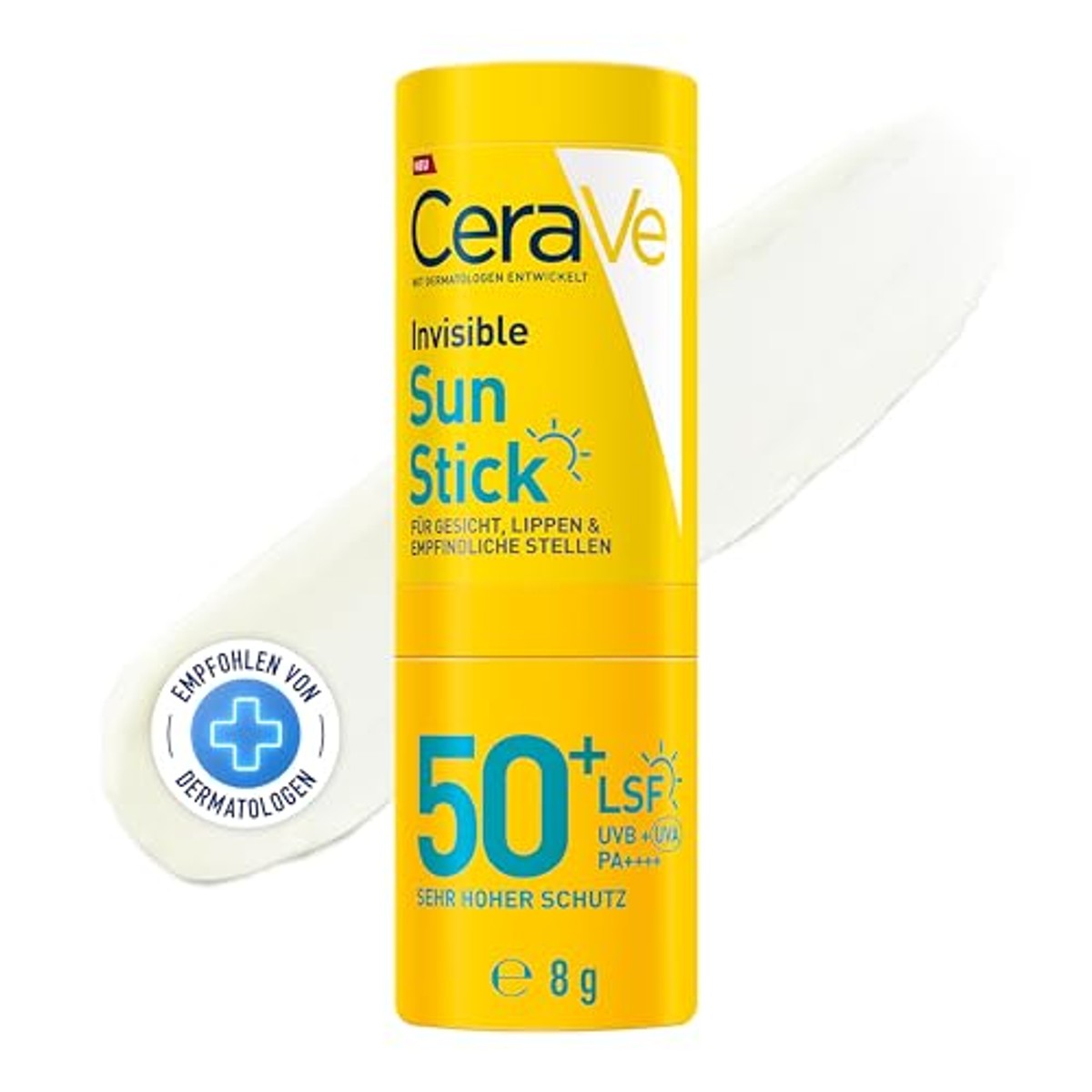 CeraVe Invisible Sun Stick SPF 50+ 8 g - 6-pack