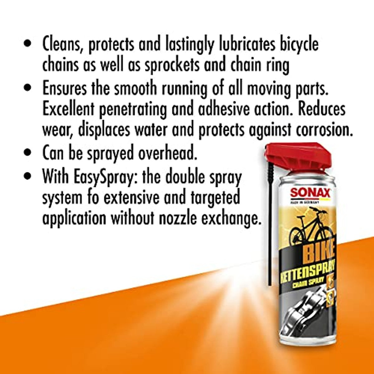 SONAX Bike Kettingspray met EasySpray 300 ml – SONAX