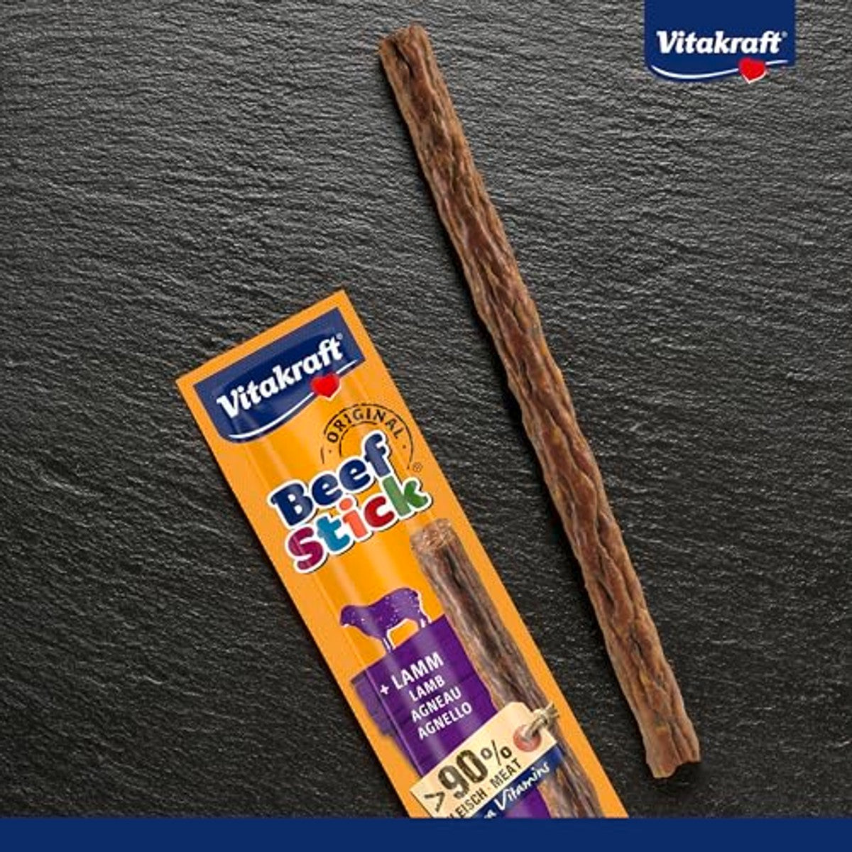 Vitakraft Beef Stick kouwsticks voor honden, 50 stuks (50 x 12 g), Lamm, xxl – Vitakraft