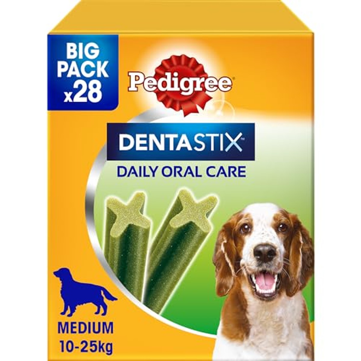 Pedigree Dentastix Fresh middelgrote hond 10-25 kg 112 stuks 180 g - 6-pack