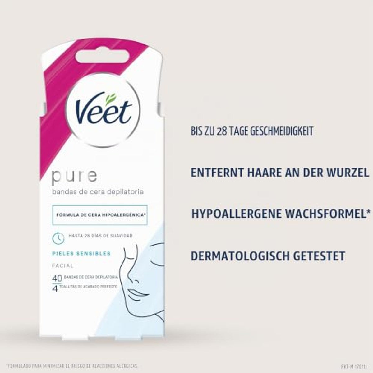 Veet Easy-Gel Waxbanden Normale Huid 20 stuks – Veet