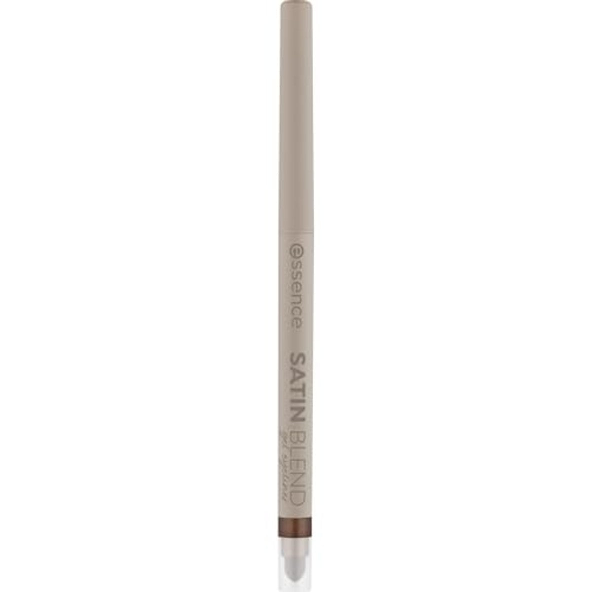 essence Satin Blend Gel eyeliner, nr. 03, bruin, langdurig, sterk gepigmenteerd, glinsterend, veganistisch, waterdicht, zonder microplastic deeltjes, vrij van nanodeeltjes, 1 stuk (0,22 g) | Sterk gepigmenteerd, langdurig, multifunctionele – Essence Cosmetics