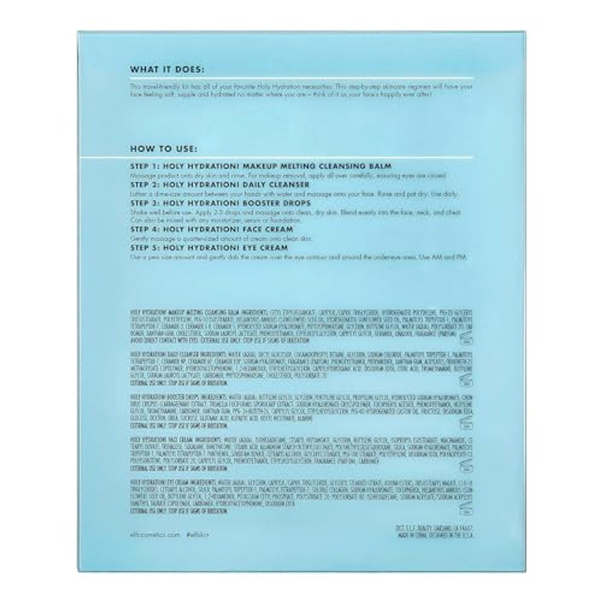 e.l.f. Skin Hydrated Ever After Skincare Mini Kit 0 stuks - 6 stuks