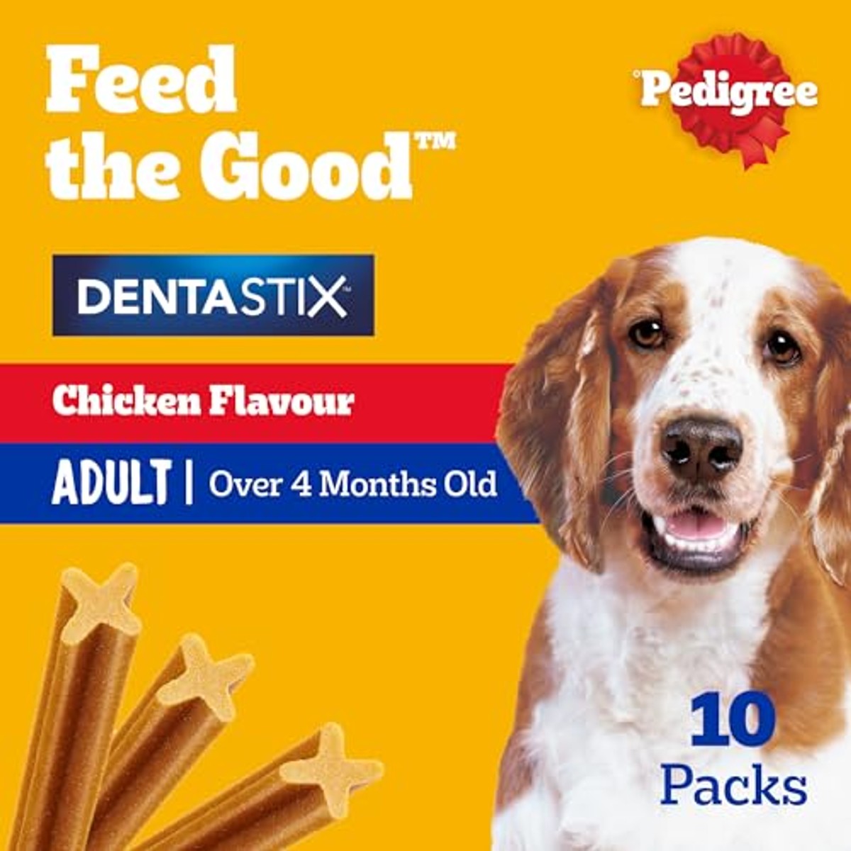 Pedigree DentaStix hondensnack kip en rundvlees 10 x 180 g - 3-pack
