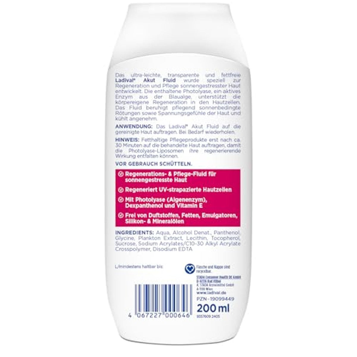 Ladival Acute Fluid After Sun Repair 6 x 200 ml - Voordeelverpakking