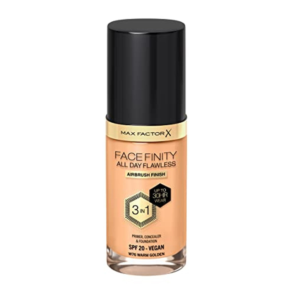 Max Factor Facefinity 3-in-1 Foundation SPF 20 Warm Gold 30ml - 3 stuks