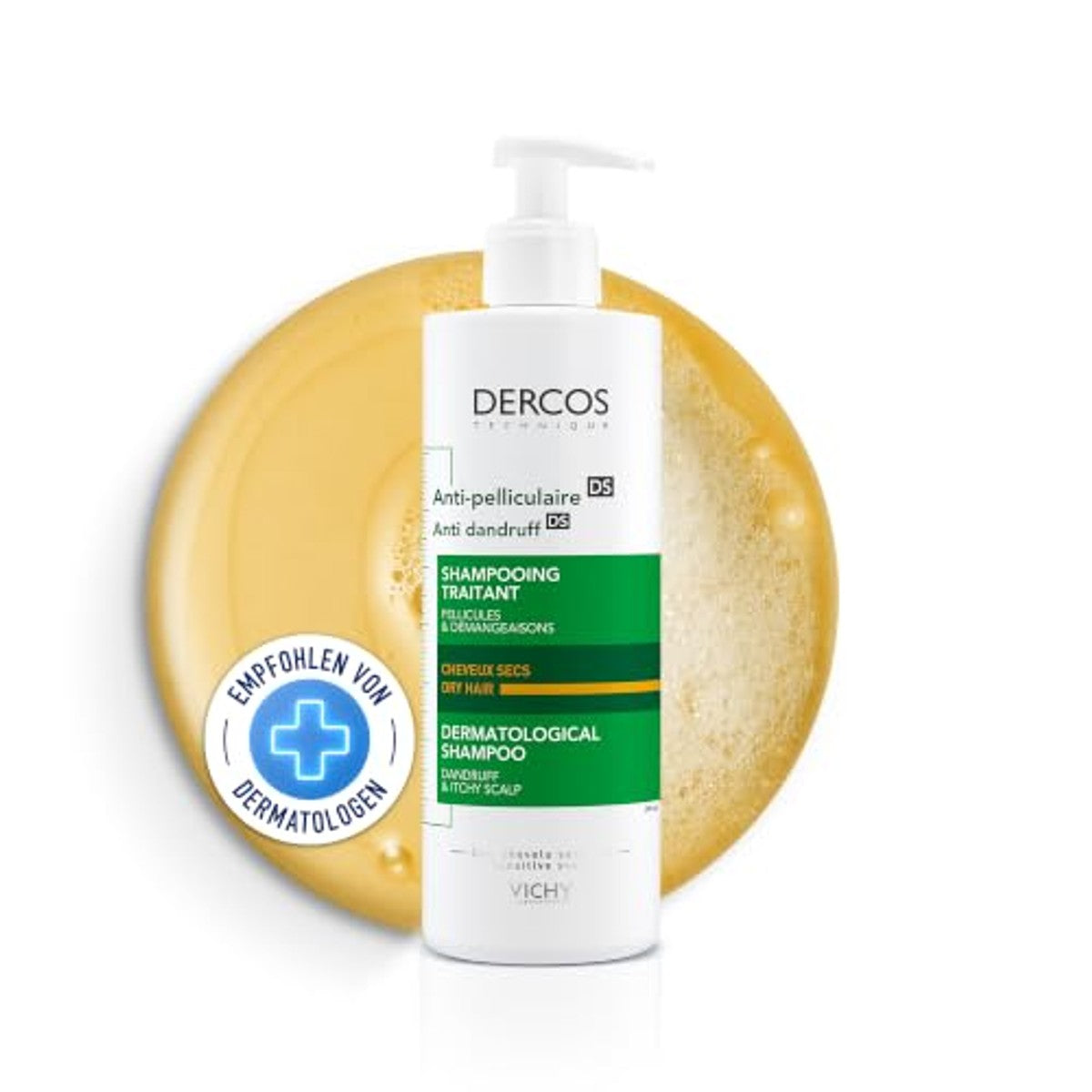Vichy Dercos Anti-roos Verzorgende Shampoo voor Droge Hoofdhuid 390 ml