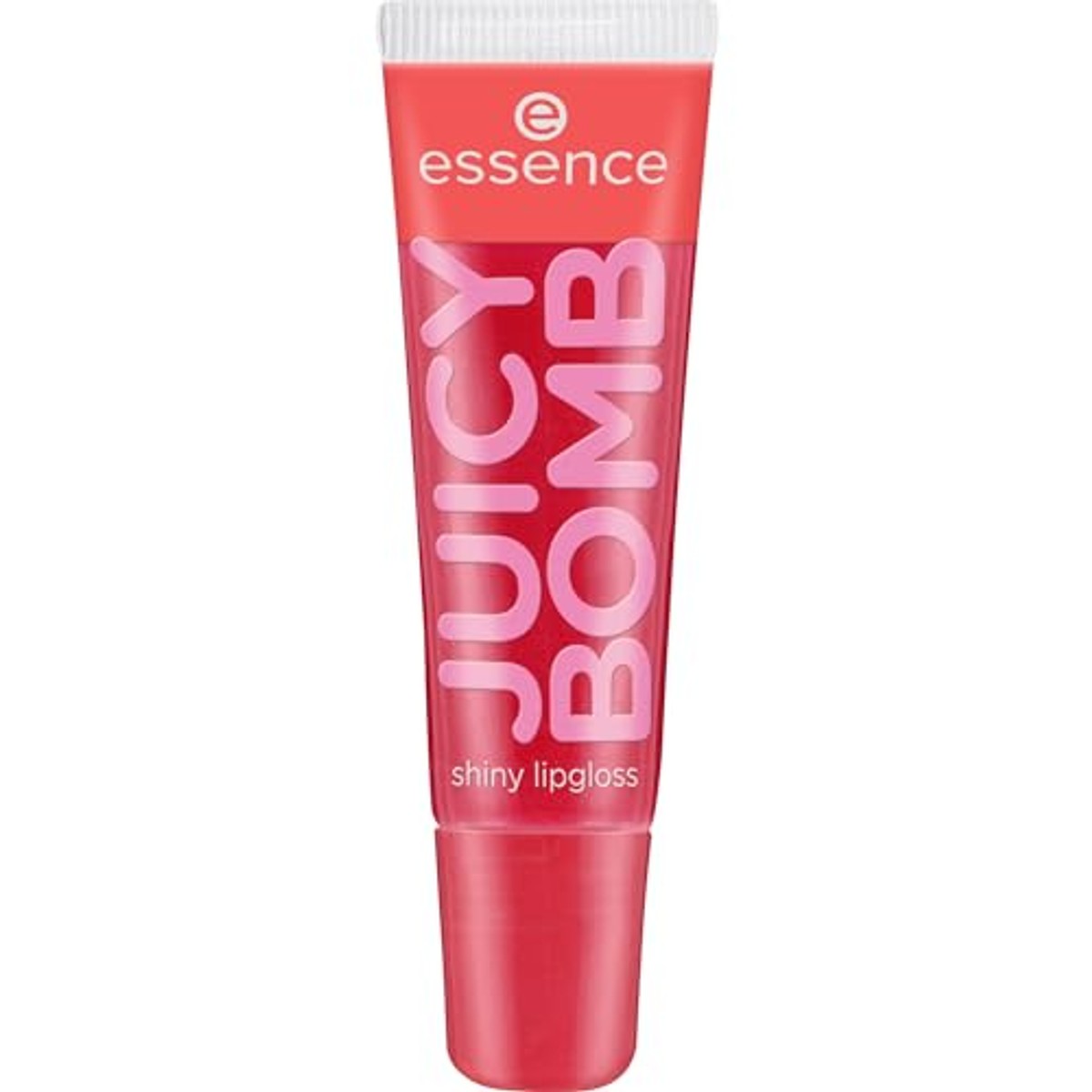 essence Juicy Bomb Shiny Lipgloss 104 Poppin' Pomegranate, hoogglanzende lipgloss met fruitige geur, veganistisch, niet-klevende textuur, 10 ml | Hochglänzender Lipgloss, Vegan, Nicht-klebende Textur, 10 ml, Leichter Auftrag dank – Essence Cosmetics