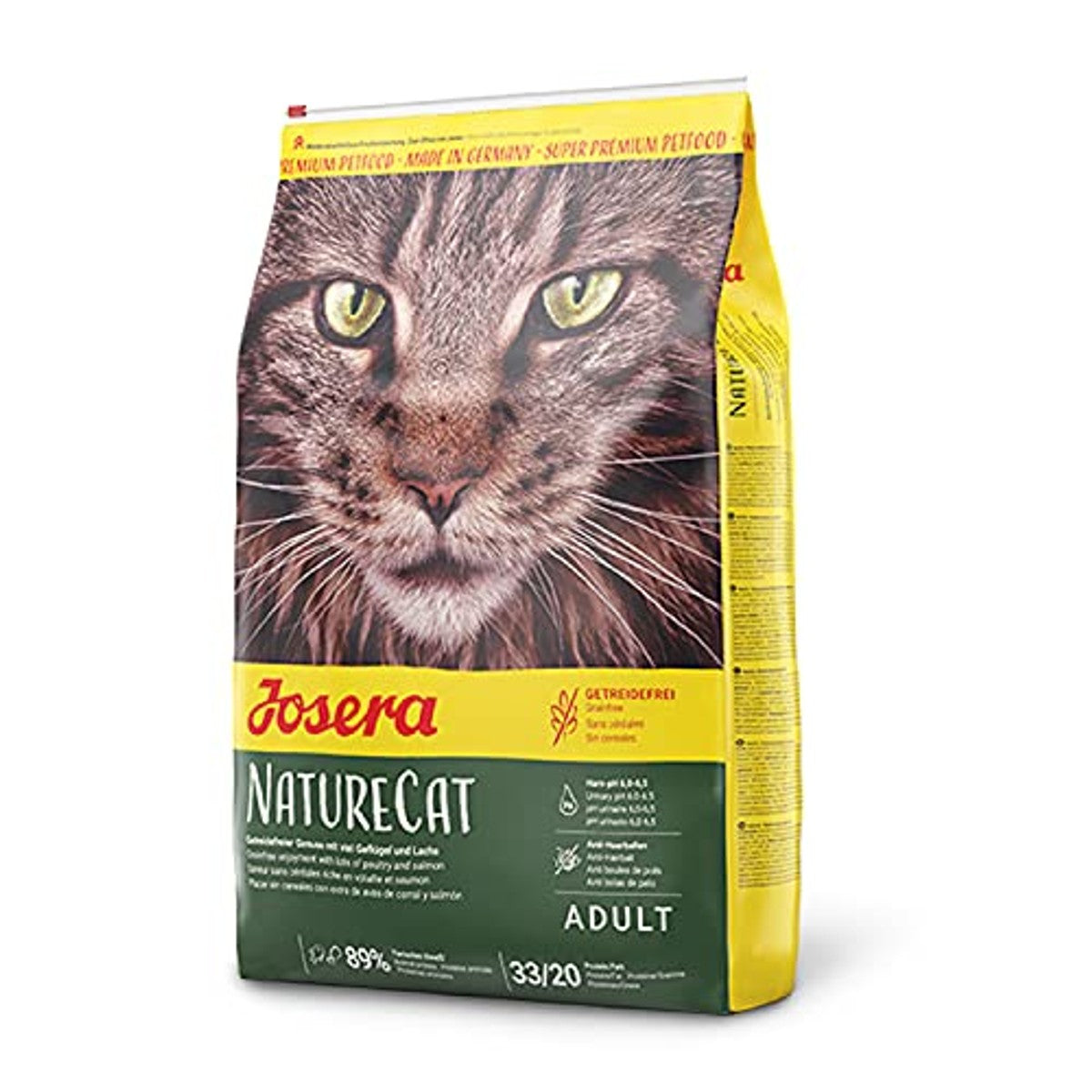 Josera NatureCat droogvoer kat gevogelte en zalm 2 kg - 3-pack