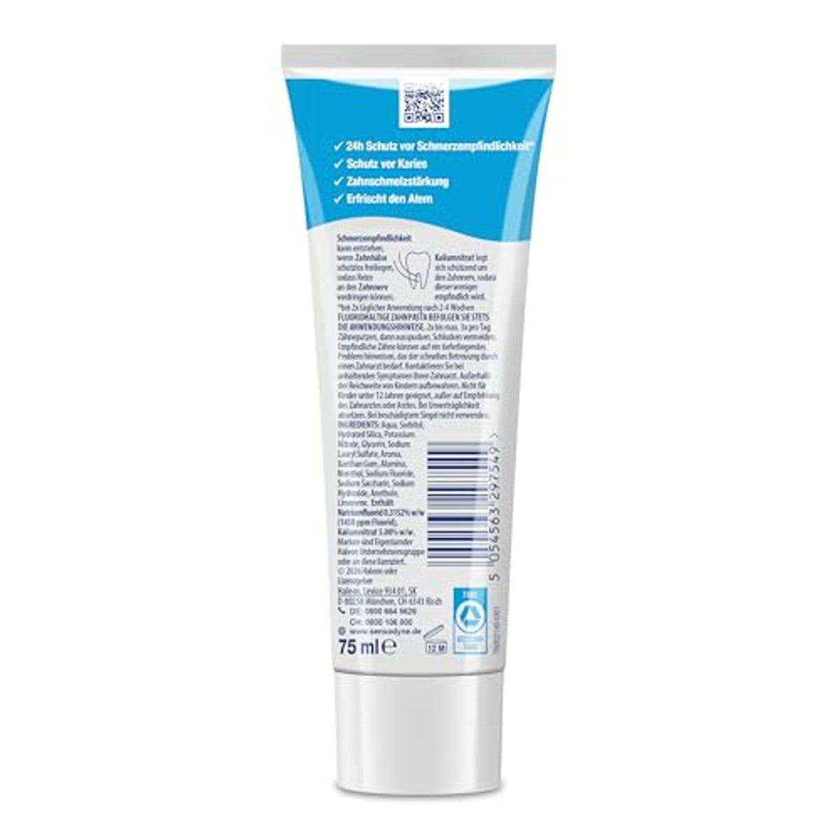 Sensodyne Sensitiv Extra Frisch Zahnpasta 3 x 75 ml - Voordeelverpakking