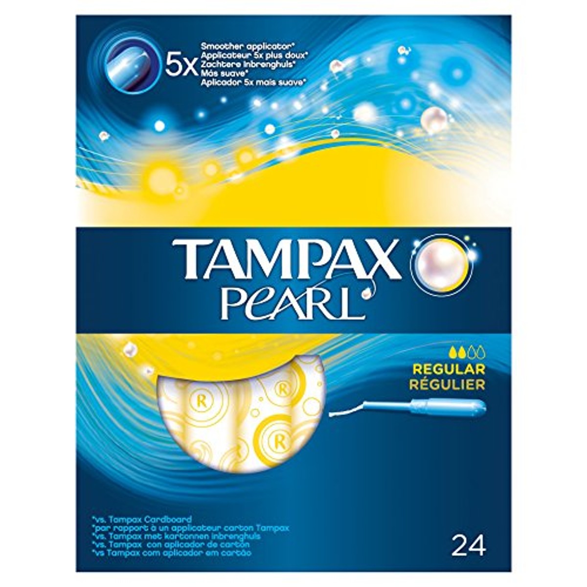 Tampax Pearl Regular & Super tampons met applicator, 2 x 24 stuks – Tampax
