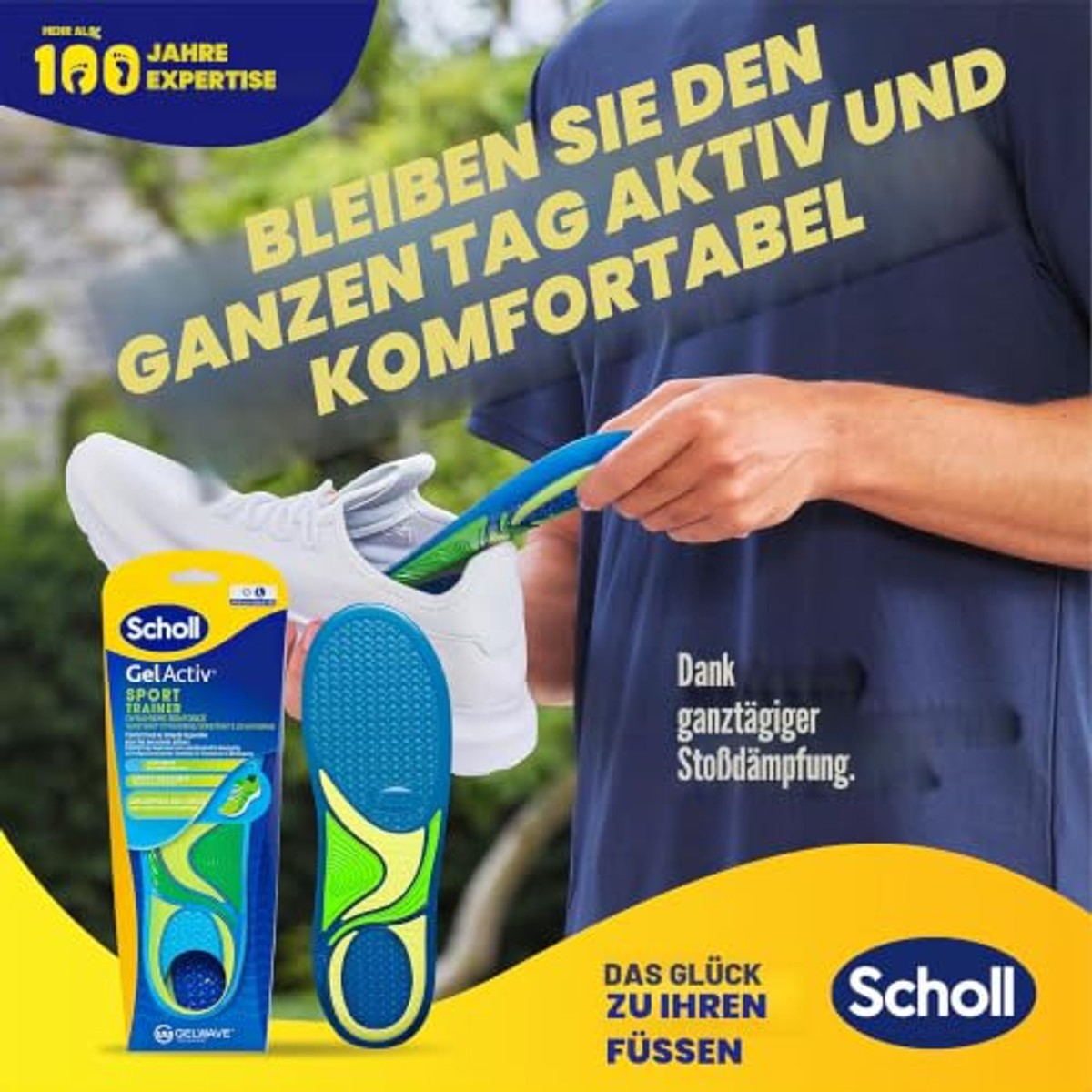 Dr. Scholl's GelActiv Sport inlegzolen heren 40-46,5, 2 stuks – Dr. Scholl's