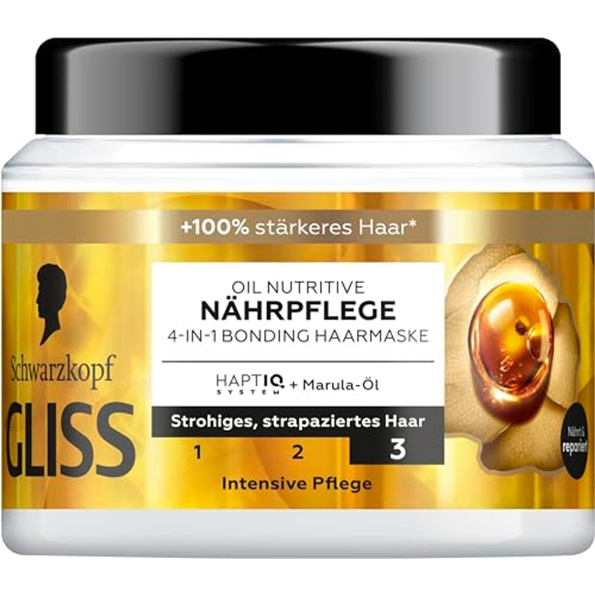 Gliss 4-in-1 voedingsverzorging Oil Nutritive 3 x 400 ml - Voordeelverpakking