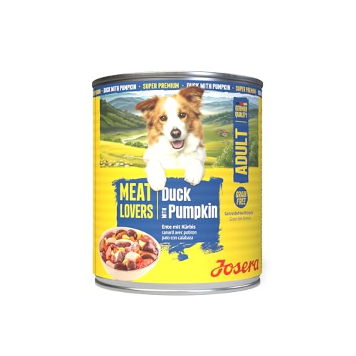 Josera Meat Lovers Menu Natvoer Hondenvoer Eend & Pompoen 6 x 800 g - 3-pack