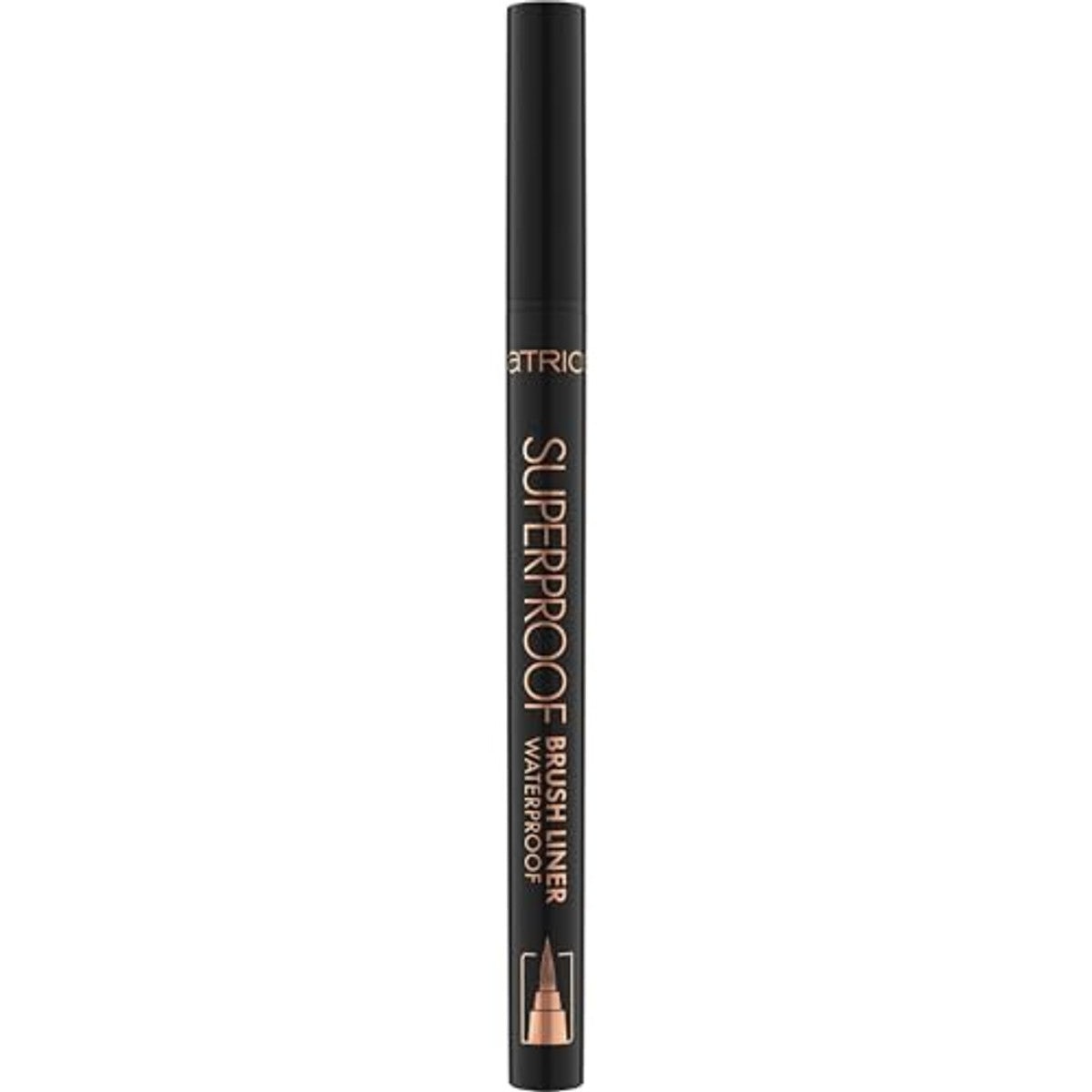 Catrice Superproof Brush Liner Waterproof nr. 010 zwart - 6-pack