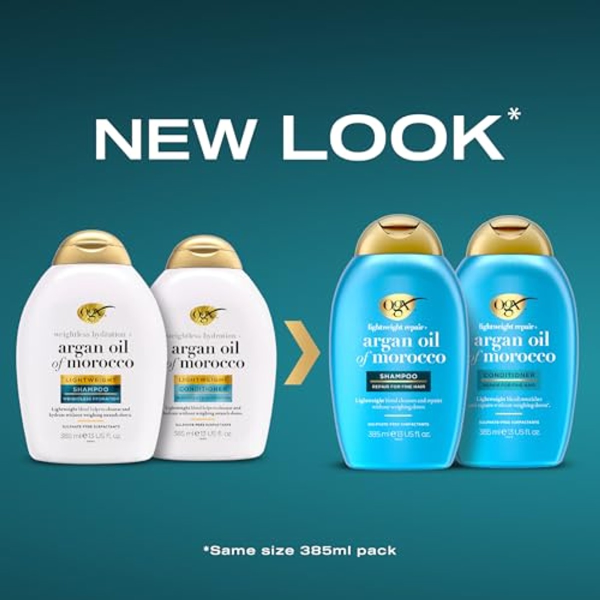 OGX Arganolie van Marokko Lichtgewicht Shampoo 385 ml – OGX